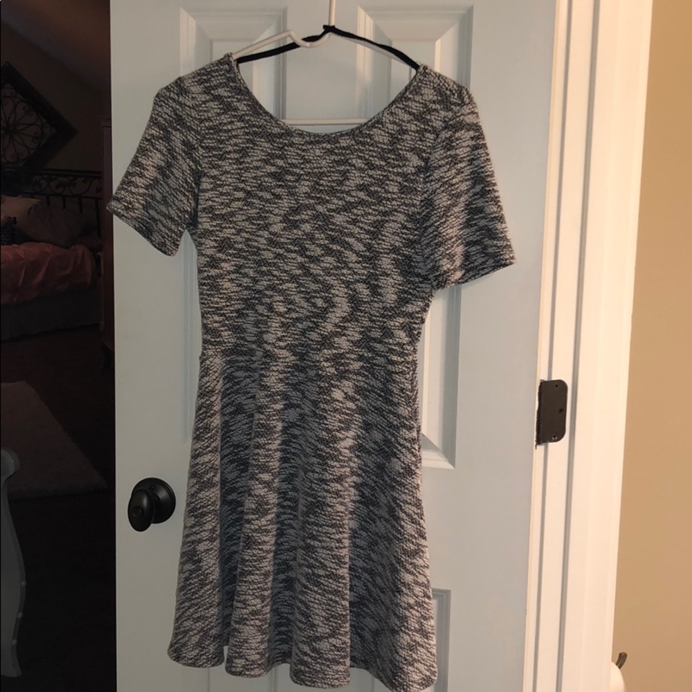 Black and White patterned dress